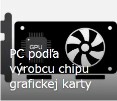 PC podľa výrobcu chipu grafickej karty