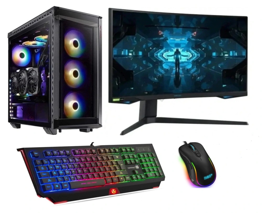 PC zostavy s LCD monitorom