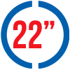 22"