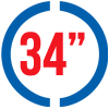 34"