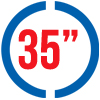 35"