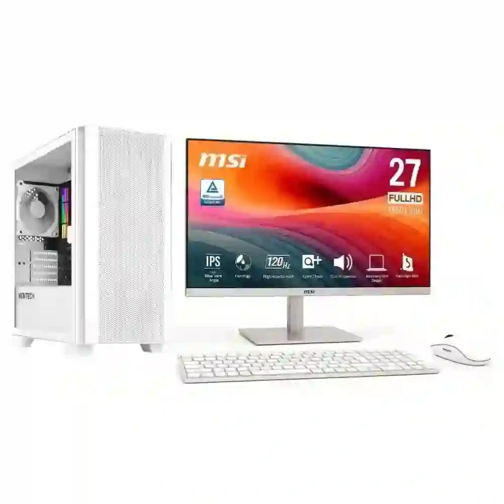 PC zostava AMD Ryzen 5 8500G 6-Core | DDR5 RAM 16GB | SSD 1000GB | AMD Radeon 760M | WiFi + Bluetooth | 27" LCD monitor MSI | SET (klávesnica + myš) | Windows 11 Pro