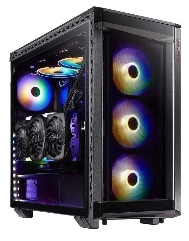 PC zostava AMD Ryzen 5 7600X Hexa Core + vodné chladenie | DDR5 RAM 64GB | Gigabyte GeForce RTX 5060 Ti 8GB | SSD 1000GB | WiFi + Bluetooth | 32" LCD Samsung Quad HD | Hráčsky SET | Windows 11 Pro
