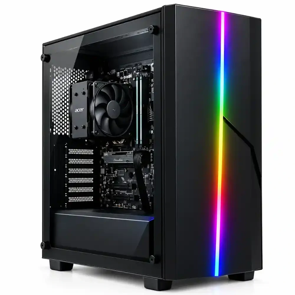 PC SET Ryzen 3 4300G | 8GB RAM | 512GB SSD | Vega | 24" LCD | Win 11 Pro