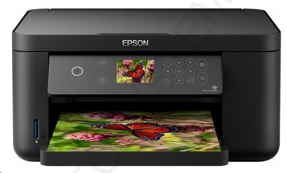 Atramentová tlačiareň EPSON Expression Home XP-5150, A4, 3v1, 4800x1200 dpi, 33 strán za minútu, LAN, Wifi, LCD, čítačka SD