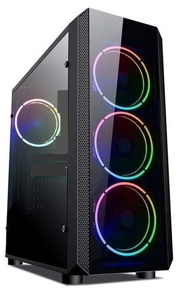 PC zostava Intel Core i3-12100F Quad Core | DDR4 RAM 16GB | SSD 500GB | NVIDIA GeForce GT 1030 2GB | 24" LCD monitor ACER Nitro | WiFi + Bluetooth | Gaming SET | WIN 11 Pro