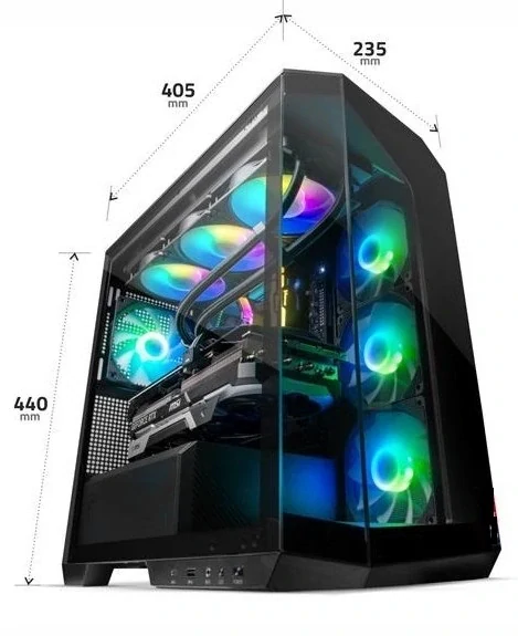 Počítač AMD Ryzen 7 9700X + vodné chladenie | DDR5 RAM 64GB | Gigabyte Radeon RX 9070 GAMING OC 16GB | SSD 1TB | WiFi + Bluetooth | WIN 11 Pro