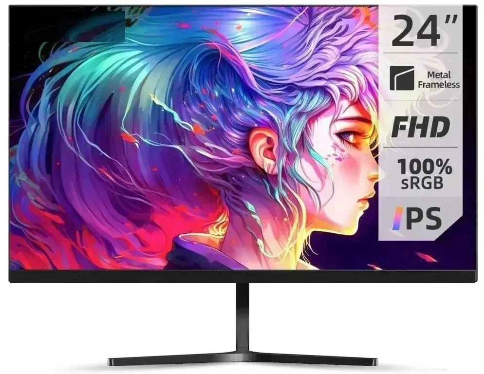 PC zostava AMD Ryzen 5 5600G Hexa Core | DDR4 RAM 16GB | SSD 500GB | AMD Radeon Vega | WiFi + Bluetooth | 24" LCD monitor | SET | Windows 11 Pro