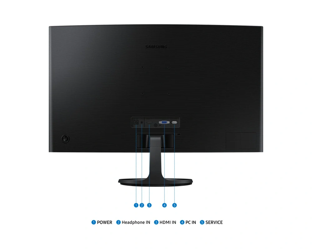 27" LED Monitor SAMSUNG S360GD 100Hz zakrivený FHD