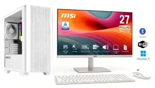 PC zostava AMD Ryzen 5 8500G 6-Core | DDR5 RAM 16GB | SSD 1000GB | AMD Radeon 760M | WiFi + Bluetooth | 27" LCD monitor MSI | SET (klávesnica + myš) | Windows 11 Pro