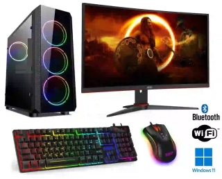 PC zostava AMD Ryzen 7 5700 + vodné chladenie | DDR4 RAM 32GB | SSD 1000GB | Nvidia GeForce RTX 3050 | WiFi + Bluetooth | 27" LCD monitor ACER Nitro Gaming | Hráčsky SET | Windows 11 PRO