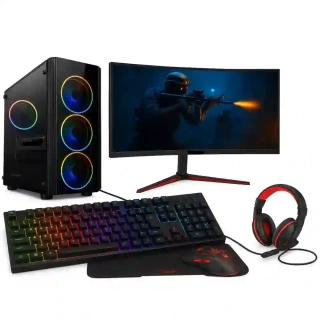 PC zostava Intel Core i3-12100F Quad Core | DDR4 RAM 16GB | SSD 500GB | NVIDIA GeForce GT 1030 2GB | 24" LCD monitor ACER Nitro | WiFi + Bluetooth | Gaming SET | WIN 11 Pro