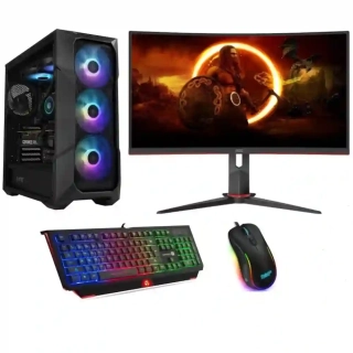 PC zostava AMD Ryzen 5 9600X Hexa Core | DDR5 RAM 32GB | SSD 1TB | HDD 2TB | SAPPHIRE AMD Radeon RX 6500 XT | WiFi + Bluetooth | 27" LCD monitor ACER NITRO 240Hz | Hráčsky SET PRO | Windows 11 Pro