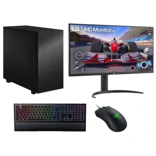 PC zostava AMD Ryzen 9 7900X3D WOF 12 Core | DDR5 RAM 64GB | SSD 1TB | HDD 4TB | Gigabyte Radeon RX 7800 XT GAMING OC 16GB | WiFi + Bluetooth | 32" LCD LG 4K | Gaming SET | Windows 11 Pro
