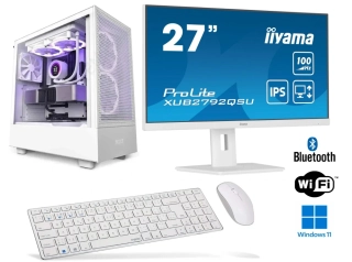 PC zostava Intel Core i5-14600KF 14-Core + vodné chladenie | DDR5 RAM 64GB | SSD 1TB | Gigabyte GeForce RTX 5060 Ti 8GB | WiFi + Bluetooth | 27" LCD monitor Iiyama ProLite | Game Set | Windows 11 Pro