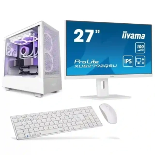 PC zostava Intel Core i5-14600KF 14-Core + vodné chladenie | DDR5 RAM 64GB | SSD 1TB | Gigabyte GeForce RTX 5060 Ti 8GB | WiFi + Bluetooth | 27" LCD monitor Iiyama ProLite | Game Set | Windows 11 Pro