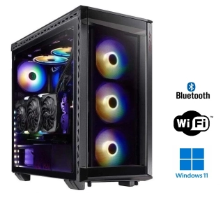 Počítač Intel Core i5-14400F 10-Core + vodné chladenie | DDR5 RAM 64GB | SSD 1TB | Gigabyte GeForce RTX 5060 Ti WINDFORCE 8GB | WiFi + Bluetooth | Windows 11 Pro