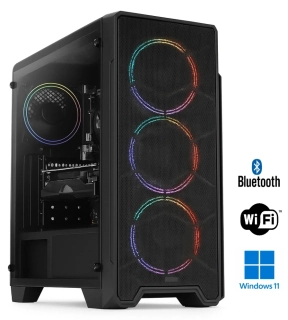Počítač AMD Ryzen 5 8500G 6-Core | DDR5 RAM 32GB | SSD 1000GB | SAPPHIRE PULSE AMD Radeon RX 6500 XT OC 8GB | WiFi + Bluetooth | Windows 11 Pro