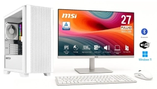PC zostava AMD Ryzen 5 8500G 6-Core | DDR5 RAM 16GB | SSD 1000GB | AMD Radeon 760M | WiFi + Bluetooth | 27" LCD monitor MSI | SET (klávesnica + myš) | Windows 11 Pro