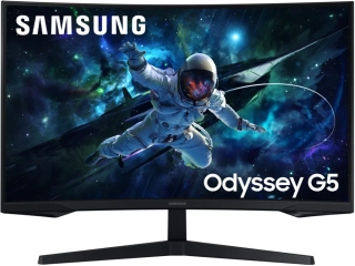 herný monitor 32" Samsung Odyssey G55C, prehnutý ,1ms,165Hz,2560x1440,HDMI,Display Port