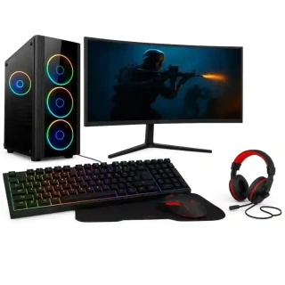 PC zostava Intel Core i5-14400F 10-Core | RAM 16GB | SSD 1000GB | ASUS DUAL Radeon RX 7600 8GB OC GAMING | WiFi + Bluetooth | 27" LCD monitor ACER NITRO | Hráčsky SET PRO | WIN 11 PRO