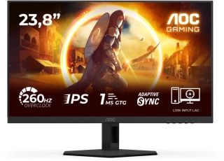 24" AOC 24G4ZRE, Full HD 1920 × 1080 (16 : 9), 260 Hz, 1ms, black