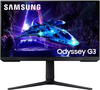 24" Samsung Odyssey G300D, Full HD 1920 × 1080 (16 : 9), 180 Hz, 1ms, pivot, black