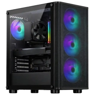 Počítač AMD Ryzen 5 8400F Hexa Core | DDR5 RAM 16GB | SSD 1TB | AMD DUAL Radeon RX 7600 GAMING OC 8GB | WiFi + Bluetooth | Windows 11 Pro
