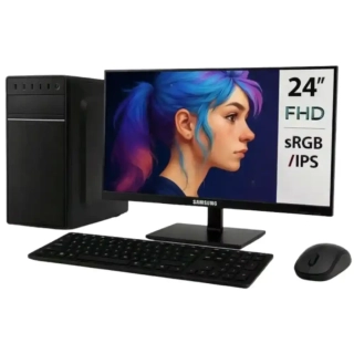 PC zostava Intel Celeron G5905 Dual Core | DDR4 RAM 8GB | SSD 256GB | Intel HD 7000 2GB | 24" LCD monitor | SET | WIN 11