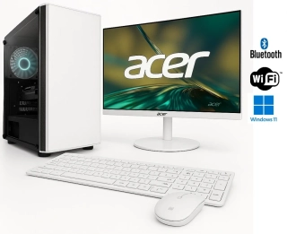 PC zostava Intel Core i3-14100F Quad Core | DDR4 RAM 8GB | SSD 1000GB | Gigabyte GeForce GT 1030 2GB | 24" LCD monitor ACER | WiFi + Bluetooth | SET | WIN 11 Pro