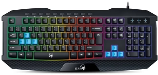 GENIUS KB-215, Herná klávesnica, USB, RGB